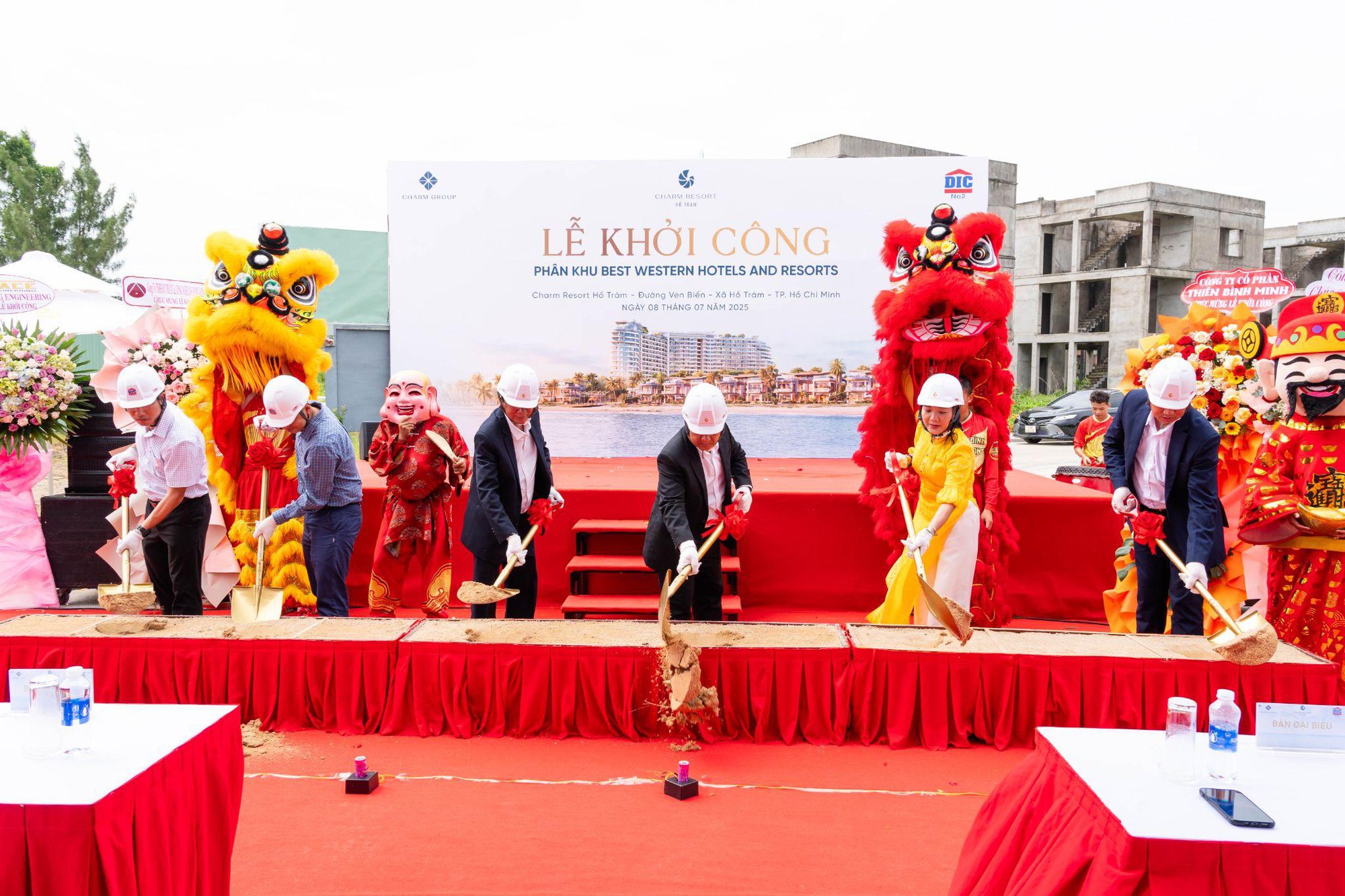 Khởi công phân khu đầu tiên của tổ hợp nghỉ dưỡng Charm Resort Hồ Tràm- Ảnh 1. Khởi công phân khu đầu tiên của tổ hợp nghỉ dưỡng Charm Resort Hồ Tràm- Ảnh 1.