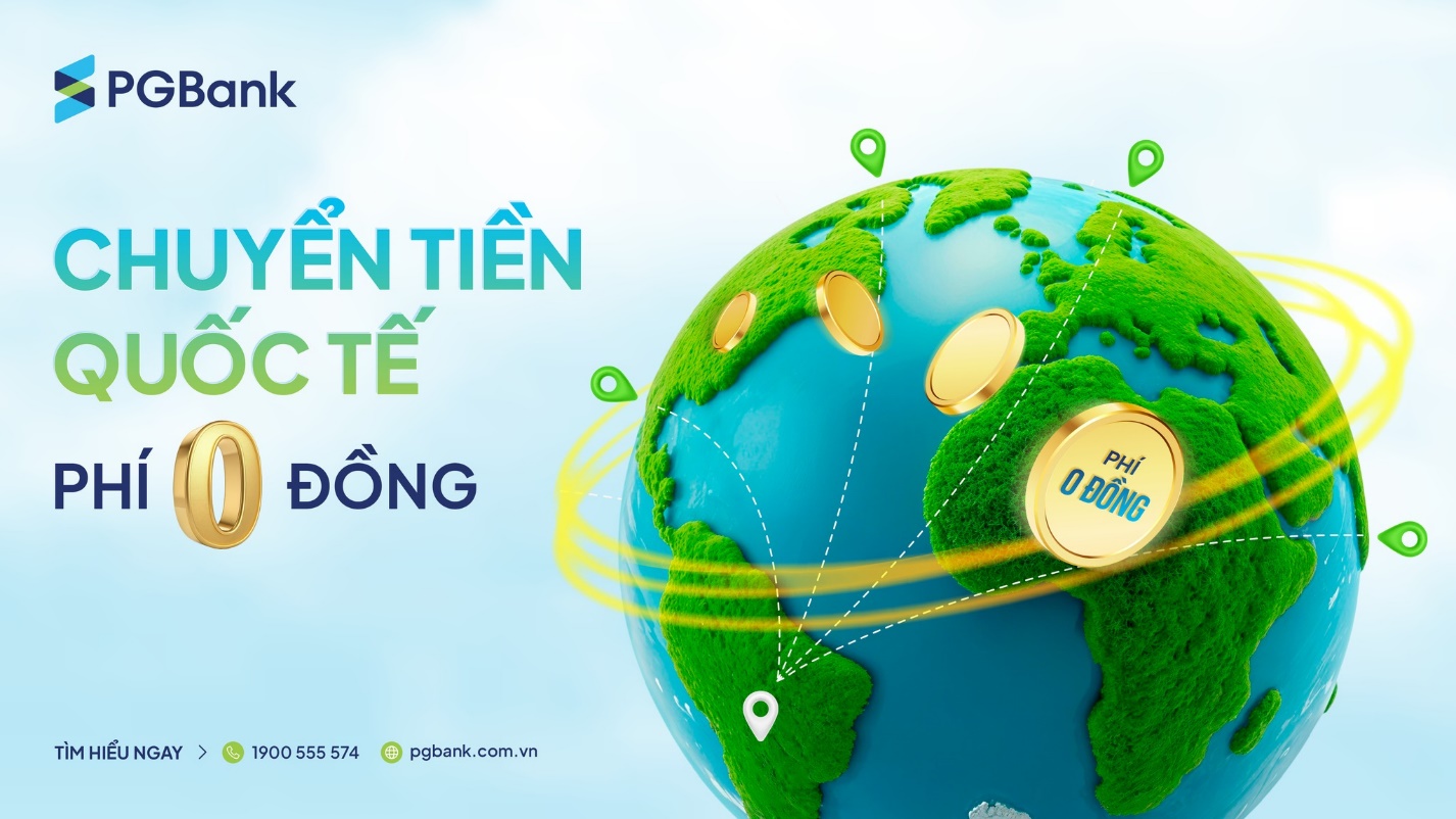PGBank ưu đãi lớn về phí chuyển và tỉ giá mua ngoại tệ - Ảnh 1.
