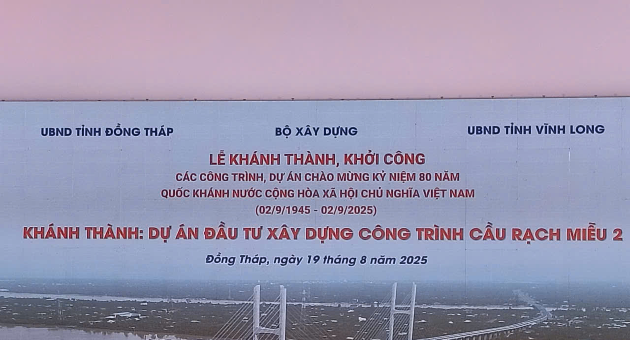 Hình ảnh trước ngày thông xe cầu Rạch Miễu 2 đầy háo hức và chuẩn bị hoàn tất - Ảnh 14.