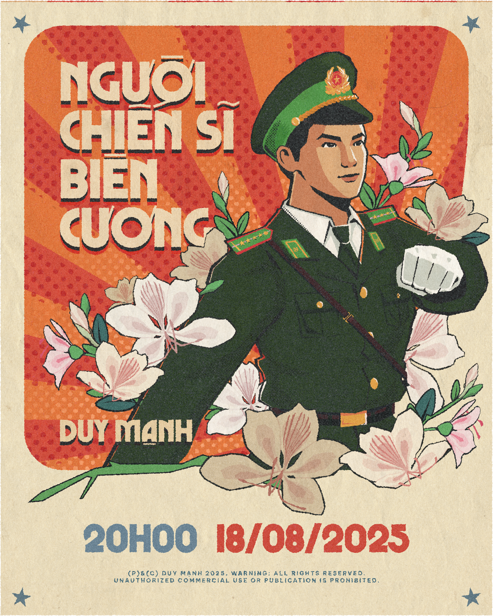 Duy Mạnh tôn vinh người lính tuyến đầu với "Người chiến sĩ biên cương"- Ảnh 1. Duy Mạnh tôn vinh người lính tuyến đầu với "Người chiến sĩ biên cương"- Ảnh 1.