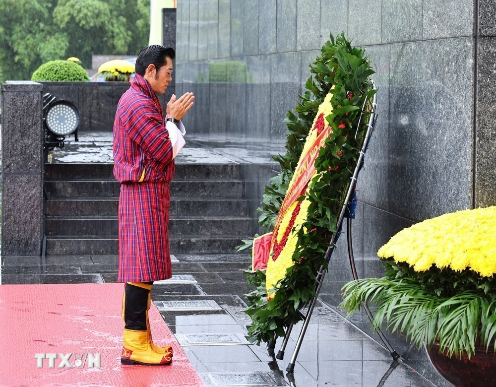 Chủ tịch nước Lương Cường chủ trì chiêu đãi cấp nhà nước Quốc vương Bhutan - Ảnh 9.