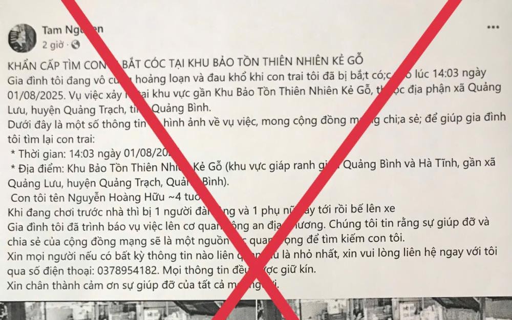Công an phản bác thông tin cháu bé 6 tuổi bị bắt cóc ở Đắk Lắk- Ảnh 2.