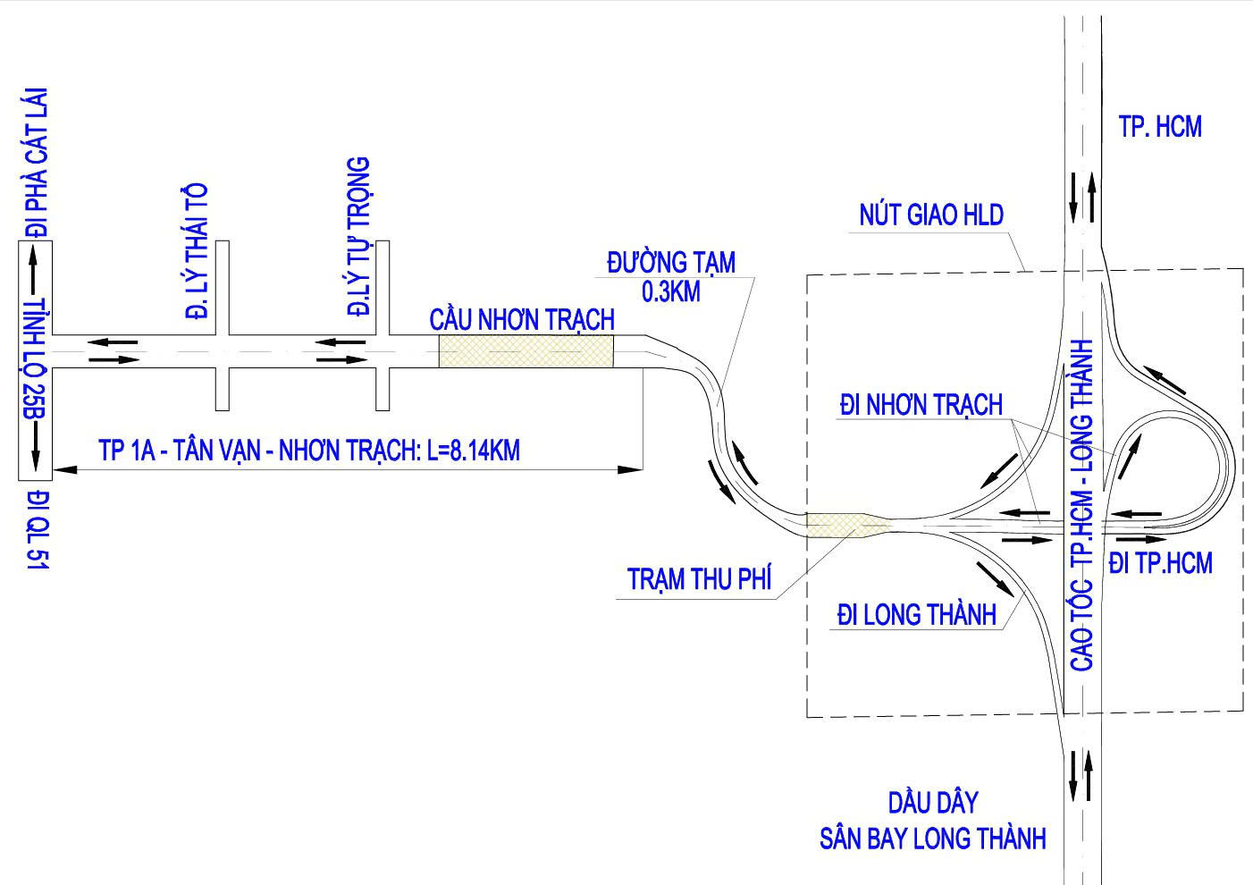 Thông xe cầu Nhơn Trạch: Người dân đi theo lộ trình nào?- Ảnh 4.