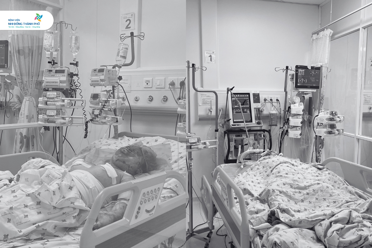 Hai chị em nguy kịch do cha ruột phóng hỏa đốt phòng trọ- Ảnh 1. Hai chị em nguy kịch do cha ruột phóng hỏa đốt phòng trọ- Ảnh 1.