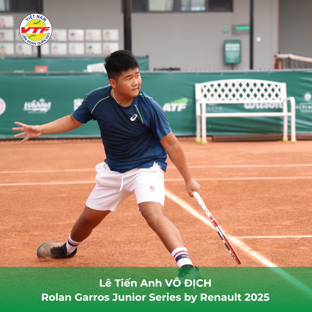 Lê Tiến Anh vô địch vòng loại Roland Garros Junior Series- Ảnh 1. Lê Tiến Anh vô địch vòng loại Roland Garros Junior Series- Ảnh 1.