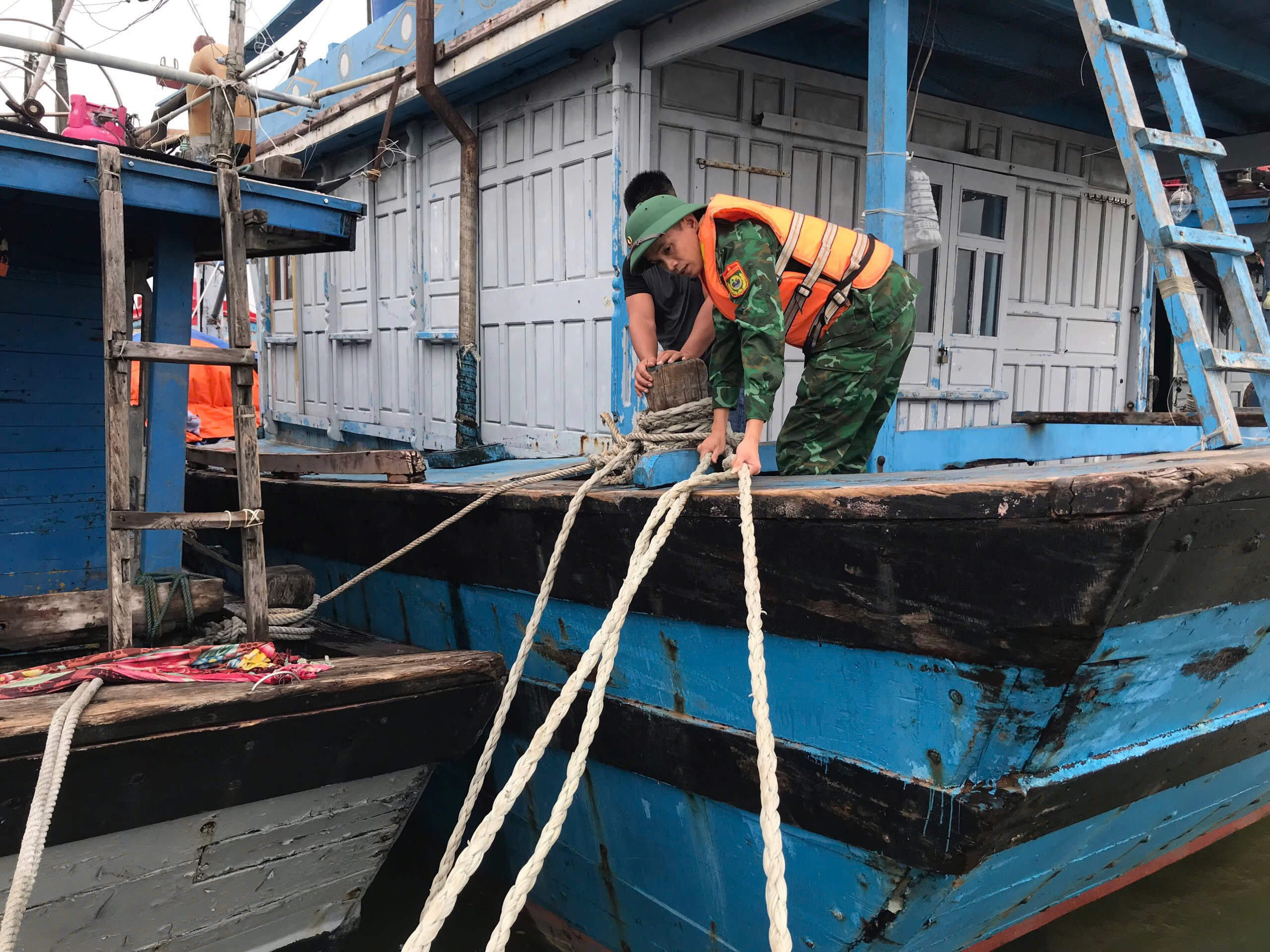 Huế cấm biển, khẩn trương thu hoạch lúa trước khi bão số 5 đổ bộ- Ảnh 3.