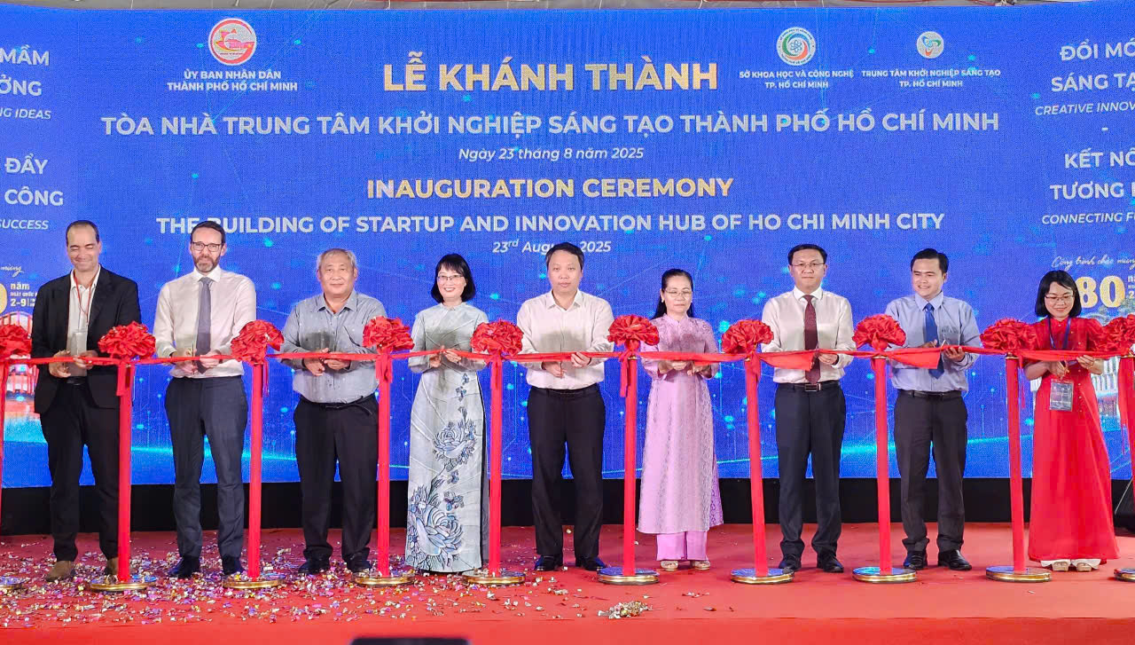'Ngôi nhà chung' của khởi nghiệp gần 17.000m2 chính thức khánh thành tại TP HCM- Ảnh 1. 'Ngôi nhà chung' của khởi nghiệp gần 17.000m2 chính thức khánh thành tại TP HCM- Ảnh 1.