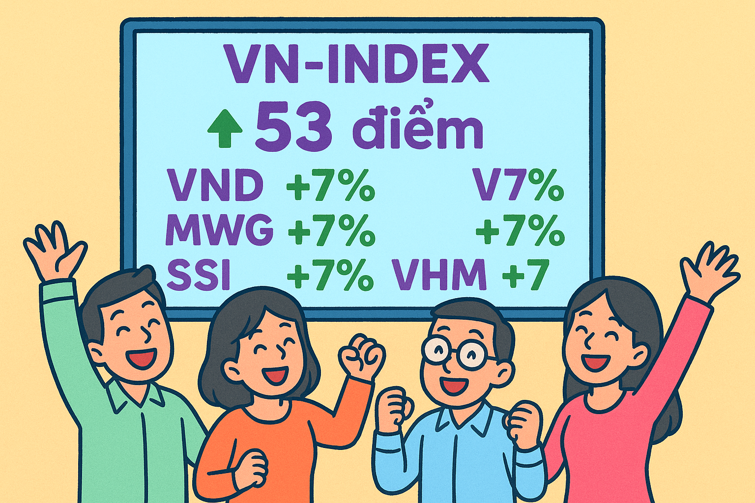 Akcie prudce klesly a poté se odrazily o 53 bodů, investoři byli dychtiví akcie znovu nakupovat - Foto 1. Chứng khoán lao dốc rồi bật tăng 53 điểm, giới đầu tư lại háo hức tìm mua cổ phiếu- Ảnh 1.