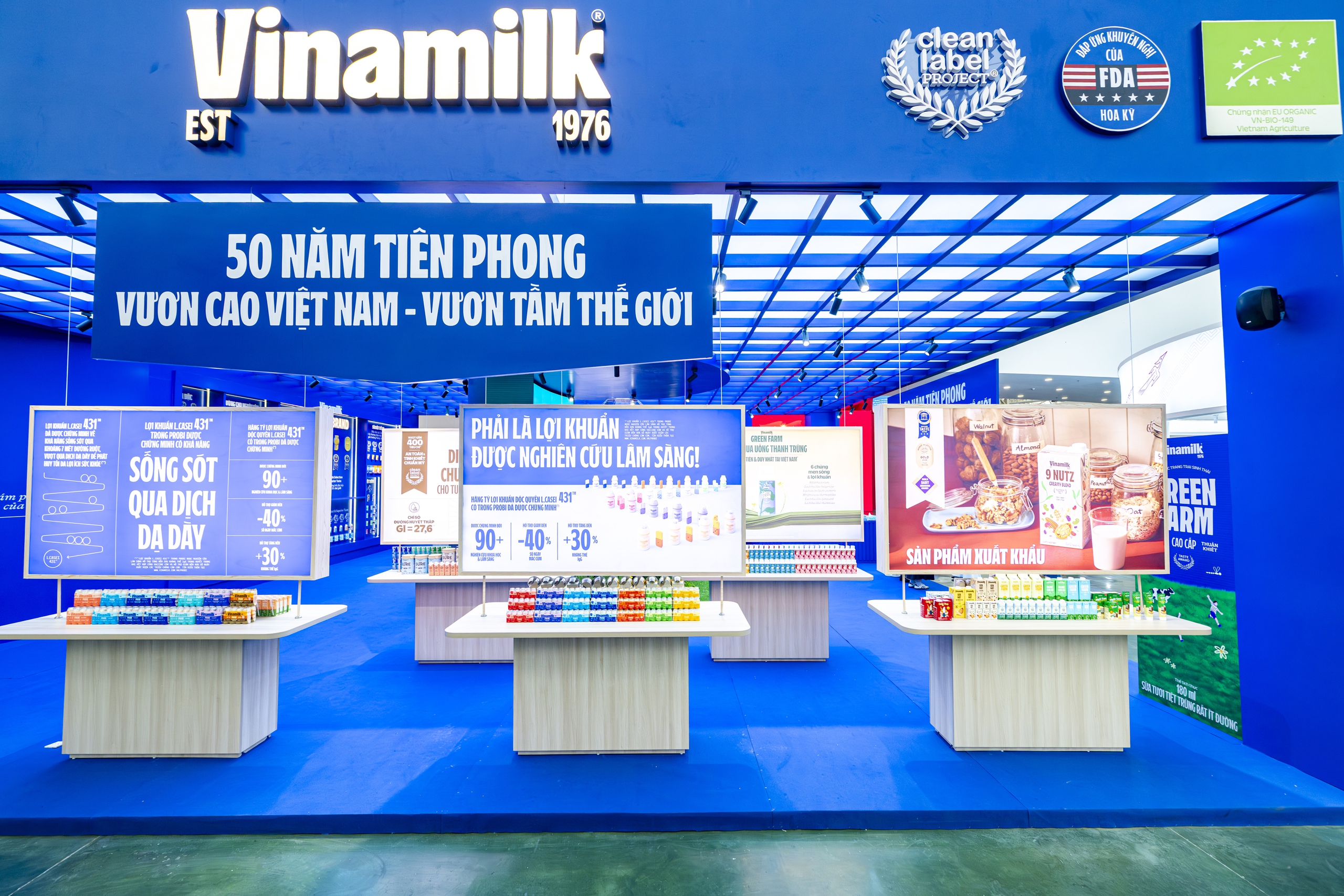 Vinamilk tạo điểm nhấn tại triển lãm thành tựu đất nước 80 năm- Ảnh 1. Vinamilk tạo điểm nhấn tại triển lãm thành tựu đất nước 80 năm- Ảnh 1.