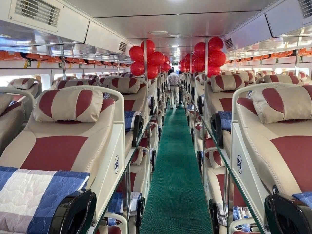 Tàu cao tốc giường nằm đi Phú Quốc tạm dừng hoạt động sau chuyến đầu tiên- Ảnh 3. Tàu cao tốc giường nằm đi Phú Quốc tạm dừng hoạt động sau chuyến đầu tiên- Ảnh 3.