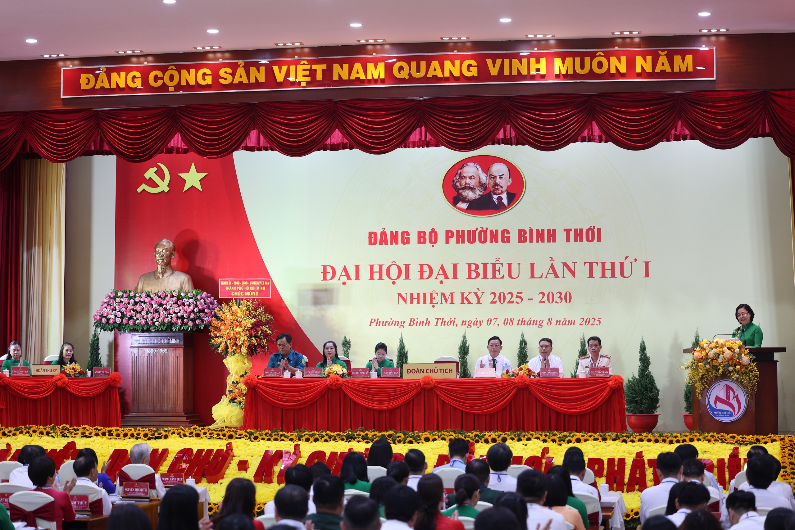 Đại hội Đảng bộ phường Bình Thới lần thứ I thành công tốt đẹp- Ảnh 8.