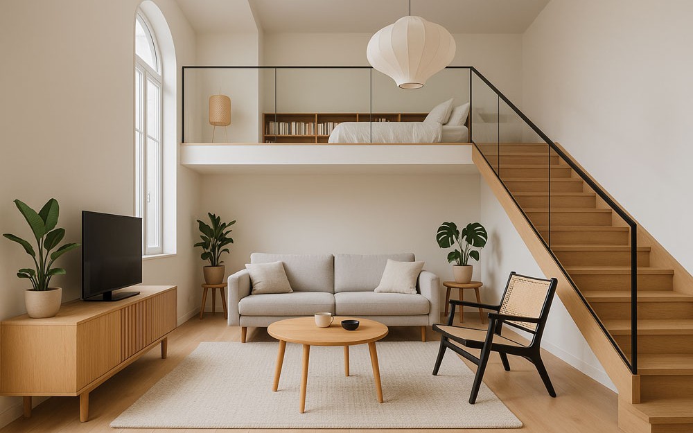 Gác lửng- giải pháp mở rộng không gian sống