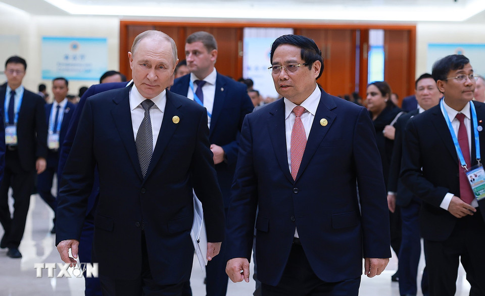 Thủ tướng Phạm Minh Chính gặp Tổng thống Nga Vladimir Putin - Ảnh 3.