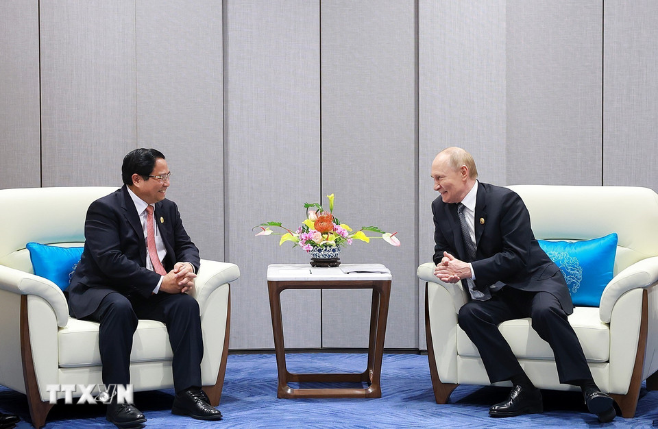 Thủ tướng Phạm Minh Chính gặp Tổng thống Nga Vladimir Putin - Ảnh 2.