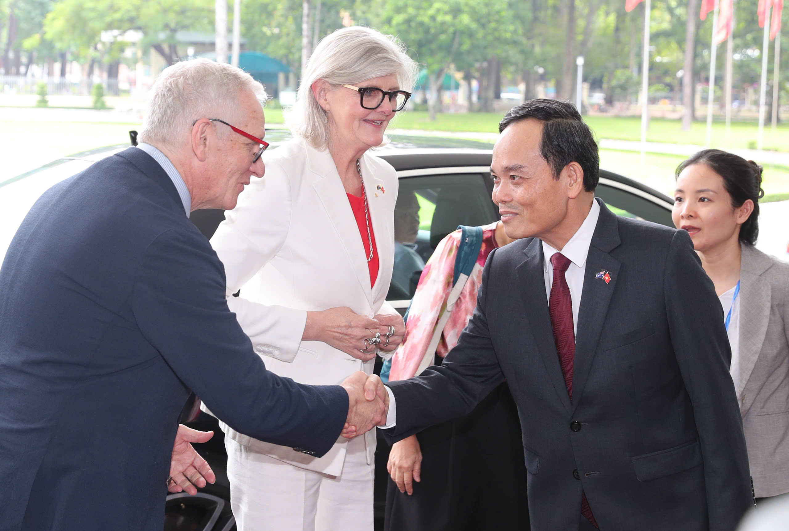 Bí thư Thành ủy TP HCM Trần Lưu Quang hội kiến Toàn quyền Úc- Ảnh 2.