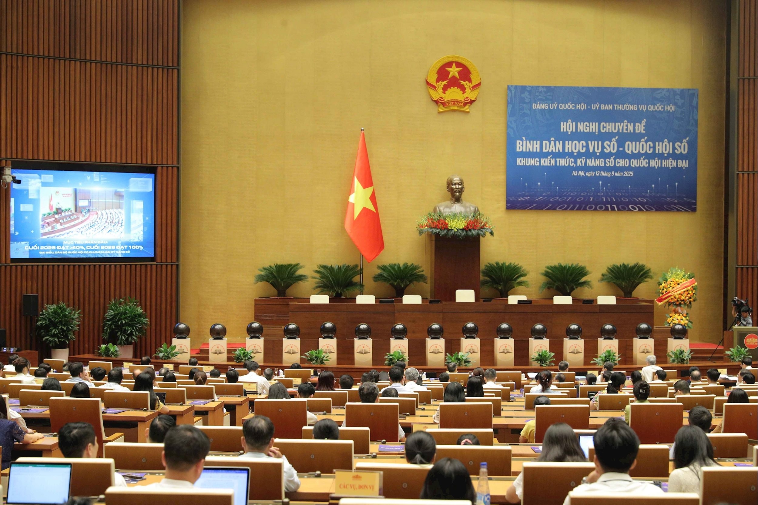 Tổng Bí thư dự hội nghị chuyên đề Bình dân học vụ số - Quốc hội số- Ảnh 8.