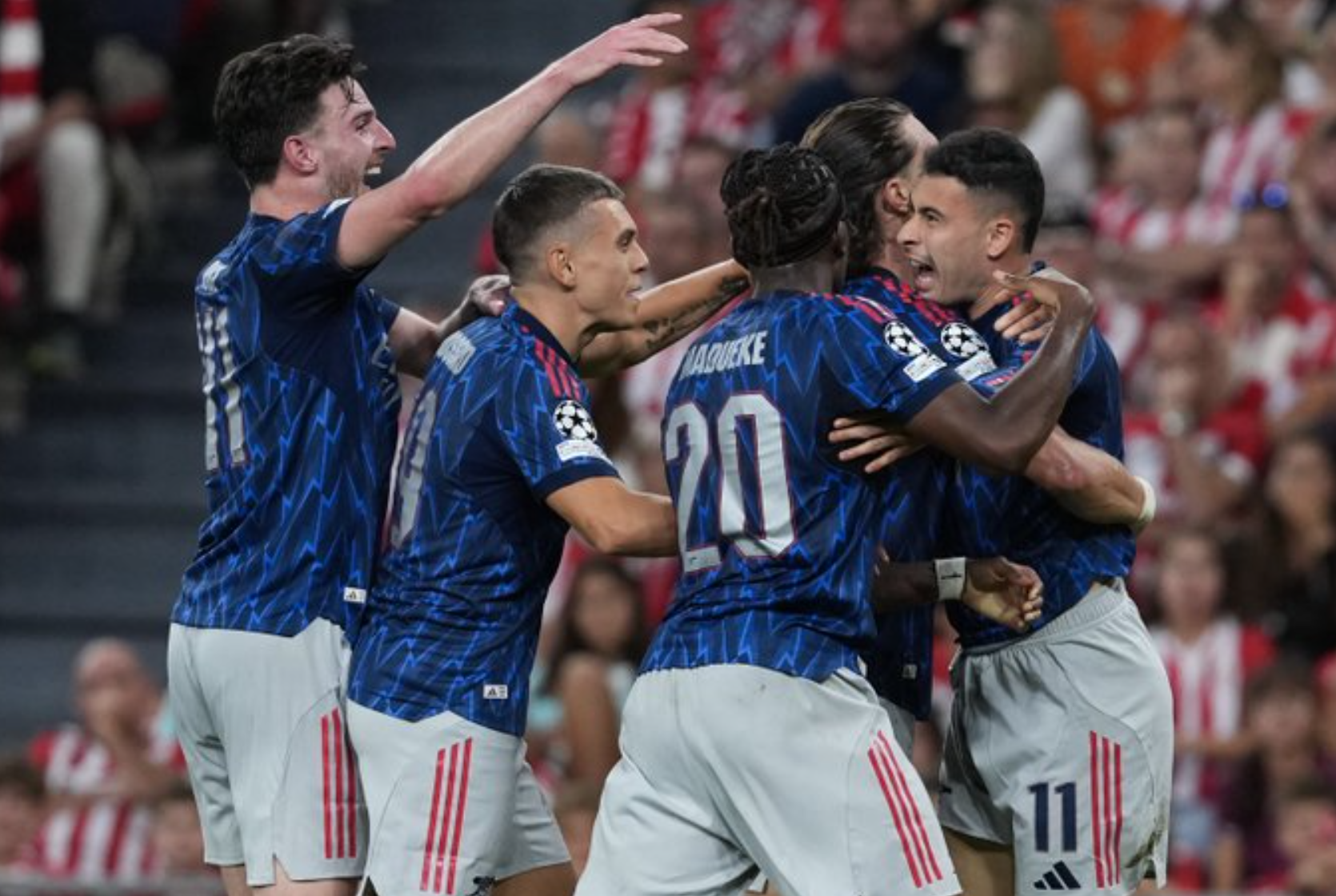 البديل الرائع يسجل هدفاً، أرسنال يتغلب على بلباو في الجولة الافتتاحية لدوري أبطال أوروبا - صورة 7. Siêu dự bị lập công, Arsenal đại thắng Bilbao vòng mở màn Champions League- Ảnh 7.