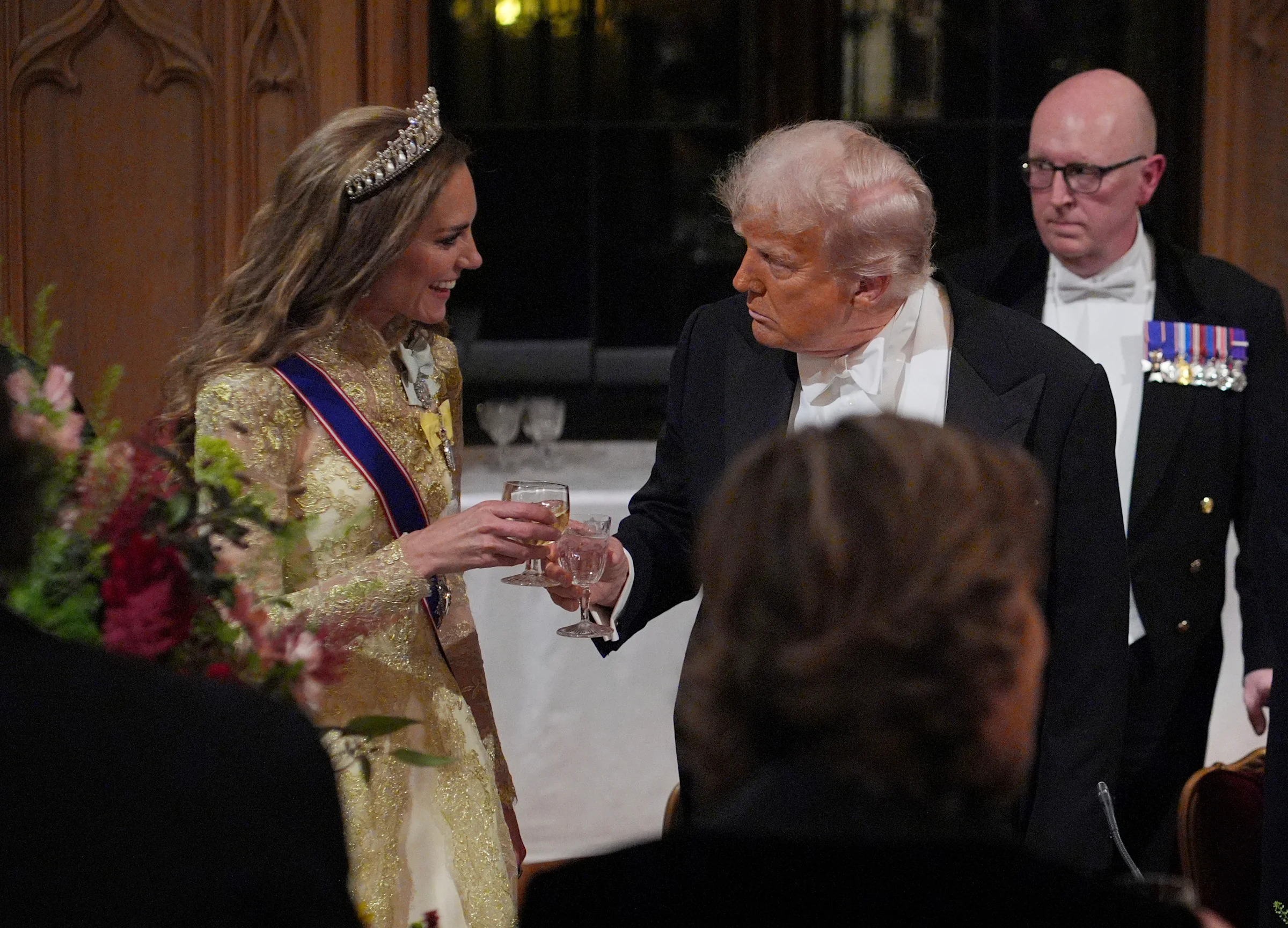Ông Donald Trump khiến khách mời tham dự quốc yến tại lâu đài Windsor bật cười - Ảnh 9.