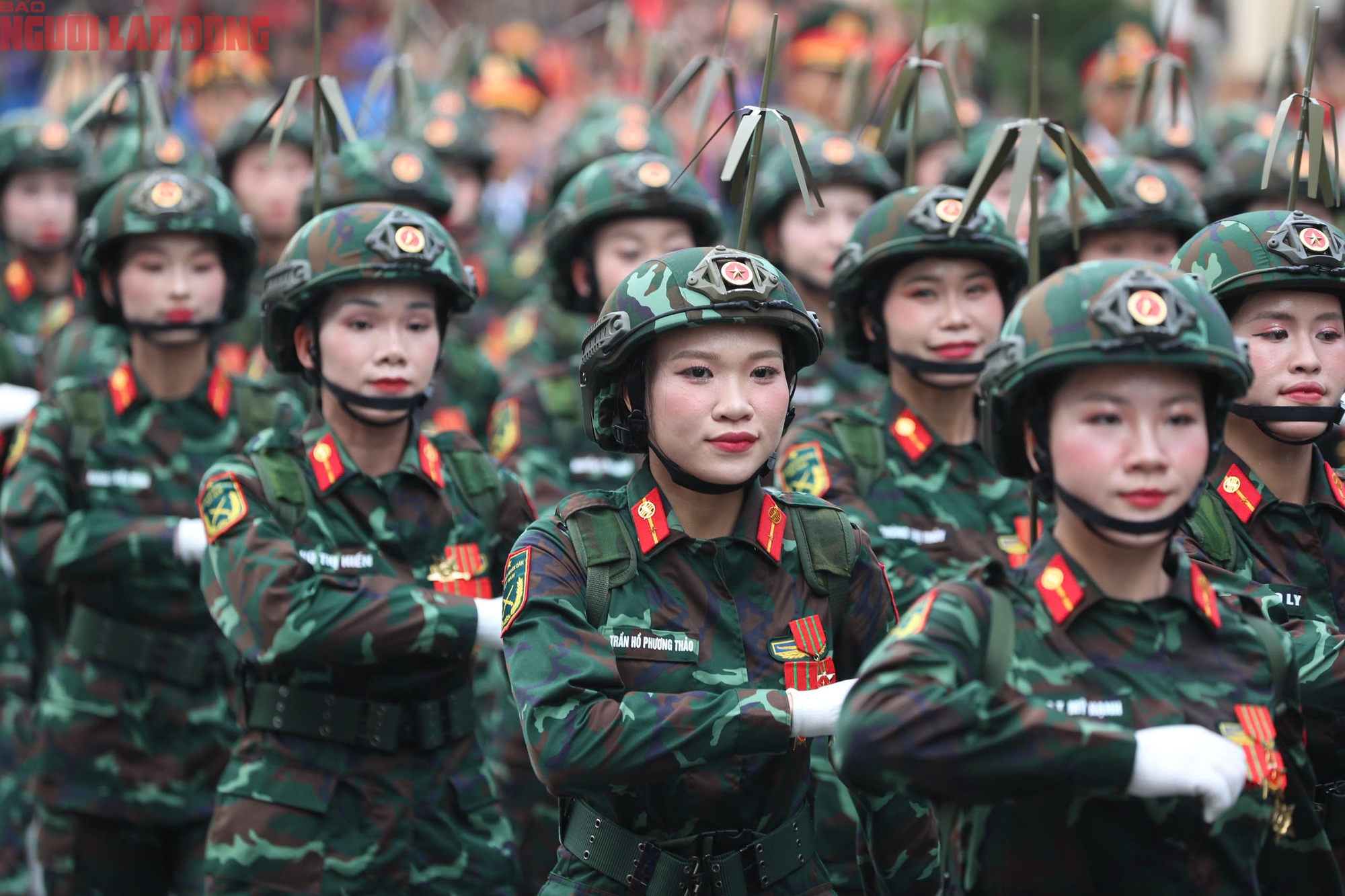Cận cảnh khối diễu binh 80 năm Cách mạng Tháng Tám tại Quảng trường Ba Đình - Ảnh 2. Cận cảnh khối diễu binh 80 năm Cách mạng Tháng Tám tại Quảng trường Ba Đình - Ảnh 2.