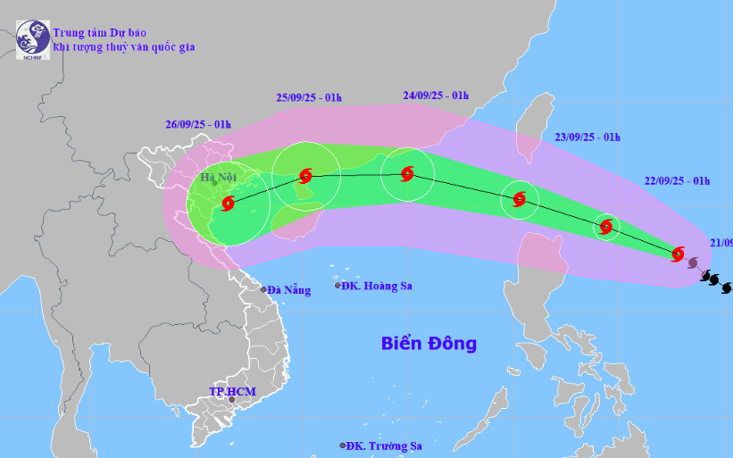 Bão Ragasa giật trên cấp 17, khả năng đổi hướng vào nước ta- Ảnh 2.