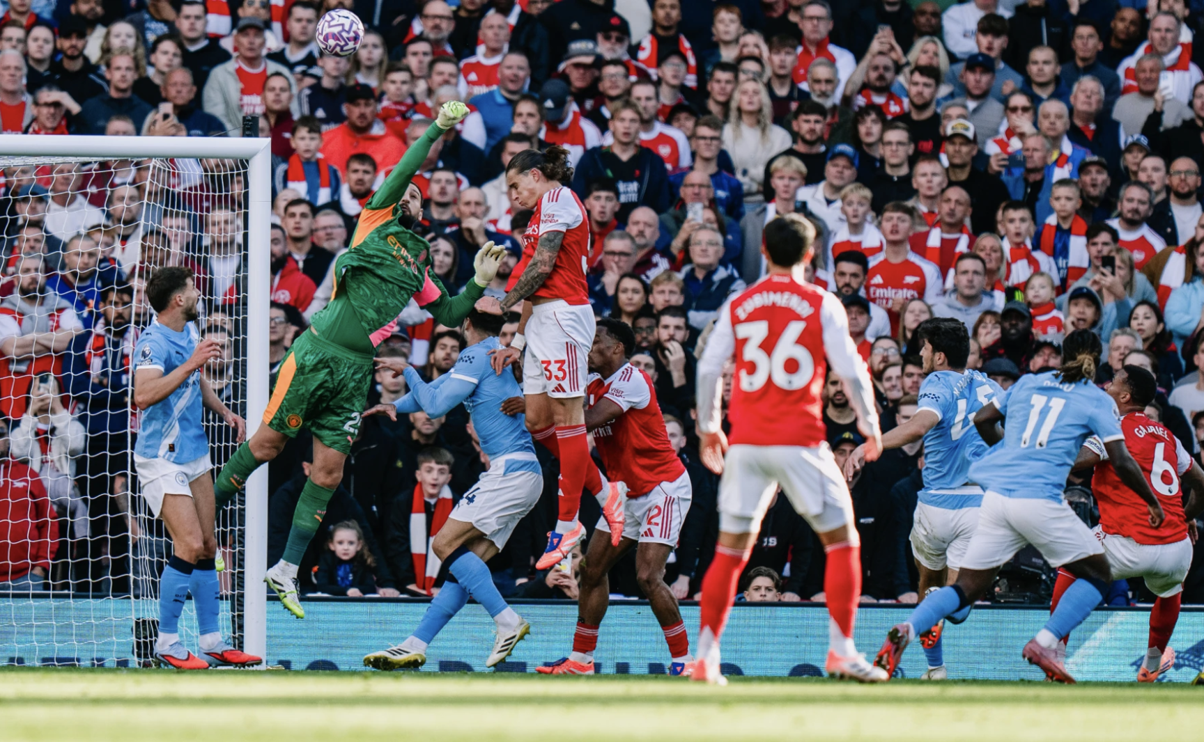 Arsenal និង Man City ទប់ទល់គ្នាក្នុងសមរភូមិធំ Liverpool ទទួលបានផលប្រយោជន៍ពីកន្លែងកំពូល - រូបថត ១. Arsenal và Man City níu chân nhau ở đại chiến, Liverpool hưởng lợi ngôi đầu- Ảnh 1.