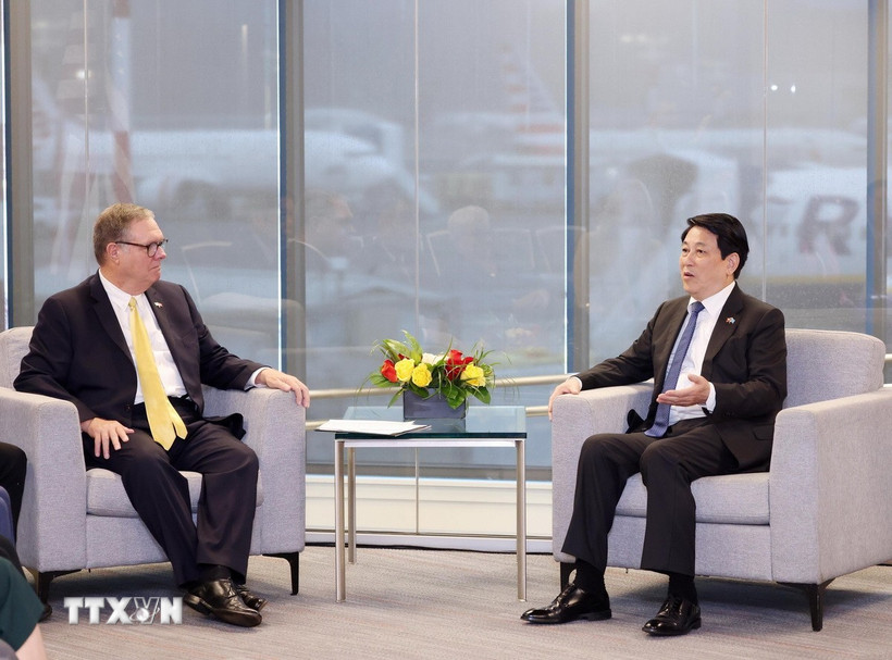 Chủ tịch nước Lương Cường tiếp Phó Thống đốc bang Washington, thúc đẩy hợp tác giữa bang với TP HCM- Ảnh 3.
