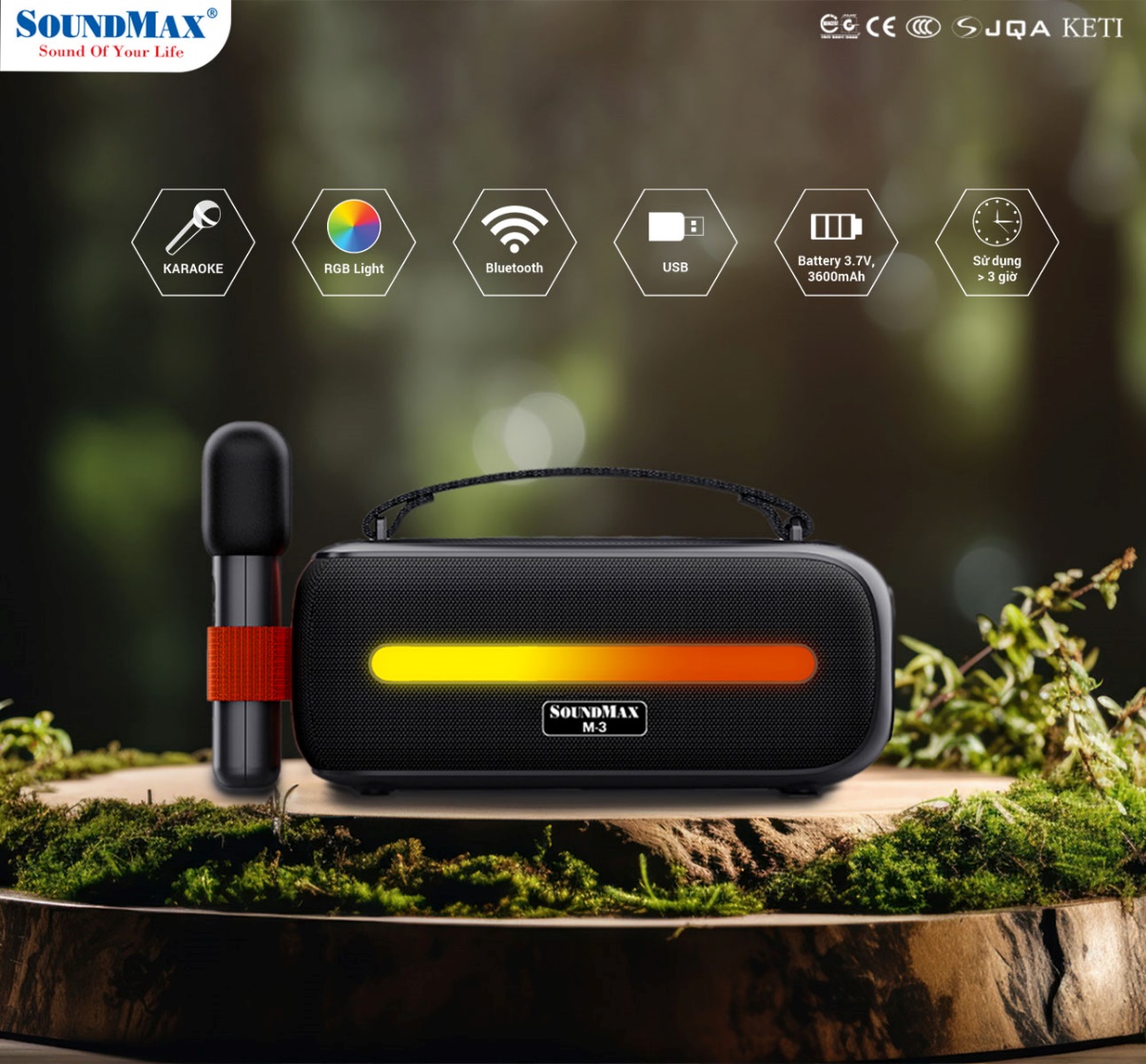 SoundMax M-3: Giảng dạy hết ý, giải trí mê ly- Ảnh 1.