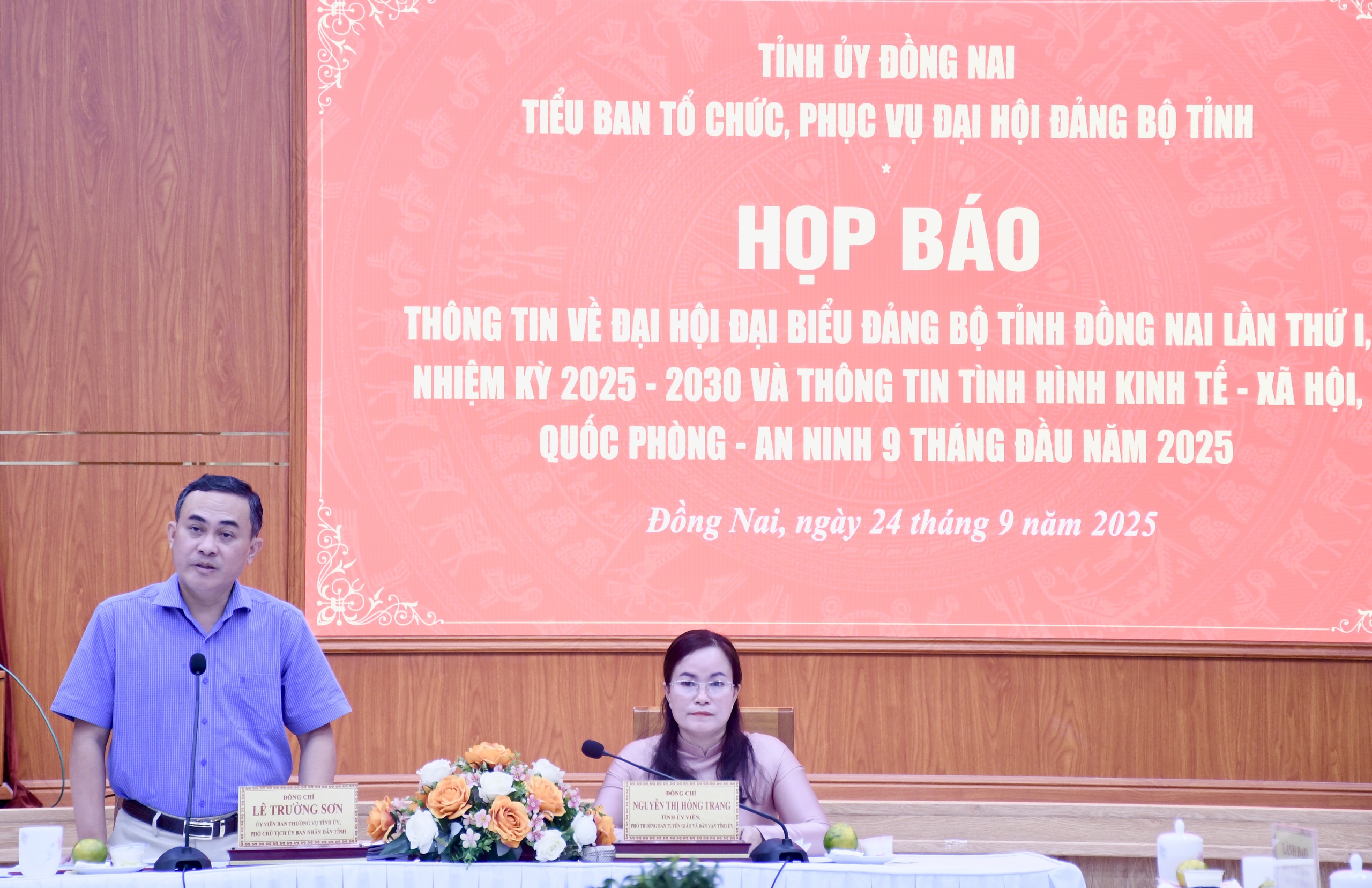 450 đại biểu dự Đại hội Đảng bộ tỉnh Đồng Nai lần thứ I, nhiệm kỳ 2025-2030- Ảnh 1.