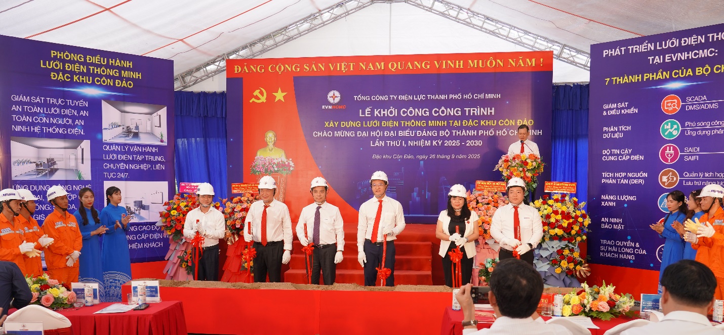 Khởi công xây dựng lưới điện thông minh tại Đặc khu Côn Đảo- Ảnh 1.