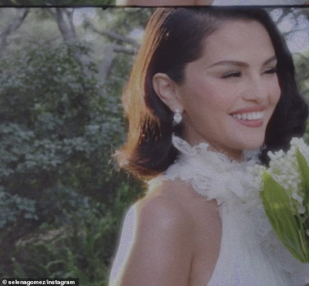 Selena Gomez lãng mạn và cổ điển trong ngày cưới - Ảnh 1.