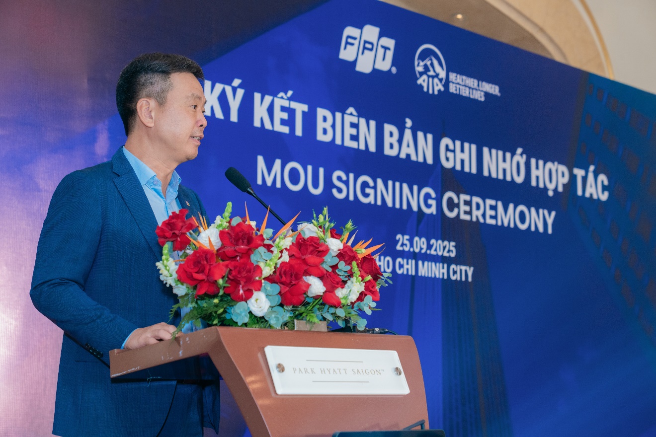 AIA Việt Nam và FPT hợp tác thúc đẩy chuyển đổi số lĩnh vực bảo hiểm sức khỏe- Ảnh 2. AIA Việt Nam và FPT hợp tác thúc đẩy chuyển đổi số lĩnh vực bảo hiểm sức khỏe- Ảnh 2.