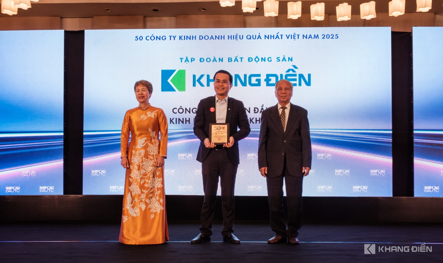 Tập đoàn Khang Điền (KDH) nhận bộ đôi giải thưởng - Ảnh 2.