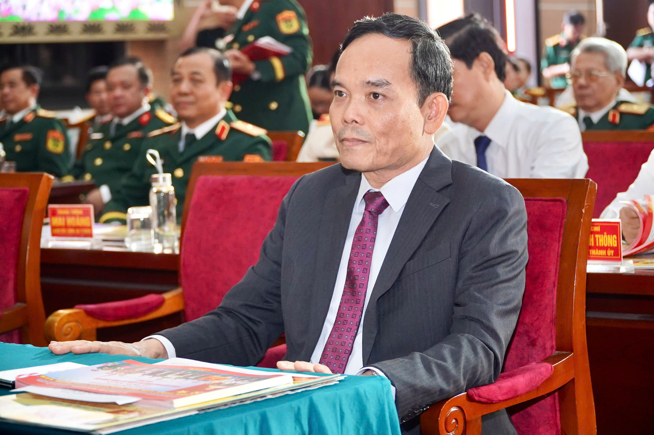 Bí thư Thành ủy TP HCM Trần Lưu Quang dự Lễ kỷ niệm 80 năm Ngày truyền thống LLVT thành phố - Ảnh 1.