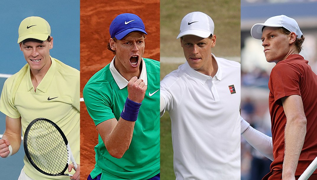 Sinner sätter imponerande milstolpe, bekräftar två semifinalpar i US Open - Foto 2. Sinner lập cột mốc ấn tượng, xác định hai cặp bán kết US Open - Ảnh 2.