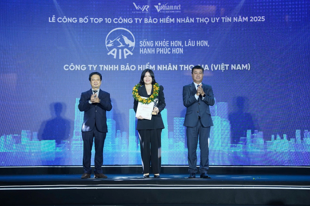 Hơn 1.230 tỉ đồng quyền lợi bảo hiểm đã được AIA Việt Nam chi trả trong 7 tháng đầu năm 2025- Ảnh 1. Hơn 1.230 tỉ đồng quyền lợi bảo hiểm đã được AIA Việt Nam chi trả trong 7 tháng đầu năm 2025- Ảnh 1.