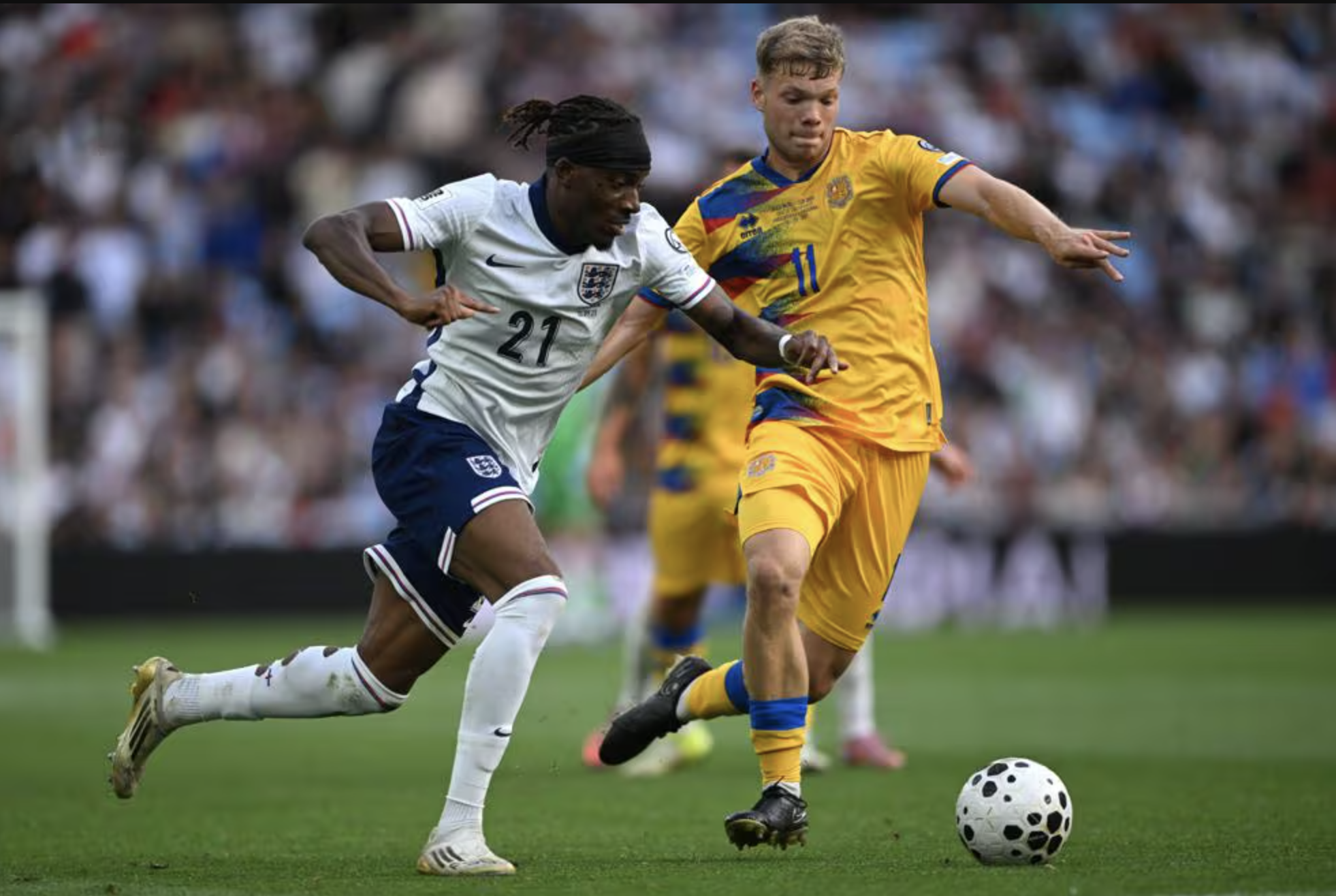 Dengan kemenangan tipis ke atas Andorra, England kekal tanpa kalah dalam empat perlawanan kelayakan Piala Dunia pembukaan mereka - Foto 1. Thắng nhạt Andorra, tuyển Anh bất bại 4 trận mở màn vòng loại World Cup- Ảnh 1.