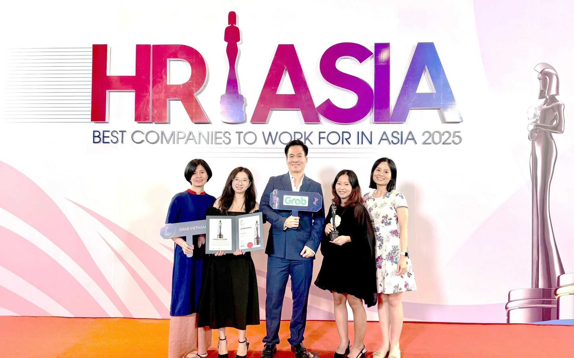 Grab Việt Nam nhận giải thưởng "Nơi làm việc tốt nhất Châu Á năm 2025"