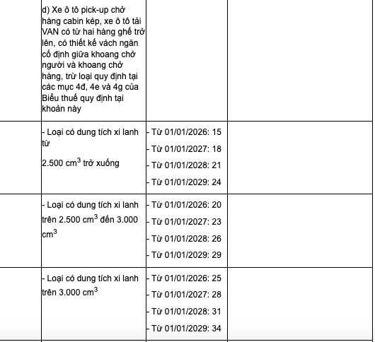 Xe b&aacute;n tải chịu thuế ti&ecirc;u thụ đặc biệt tử  - Ảnh 2.