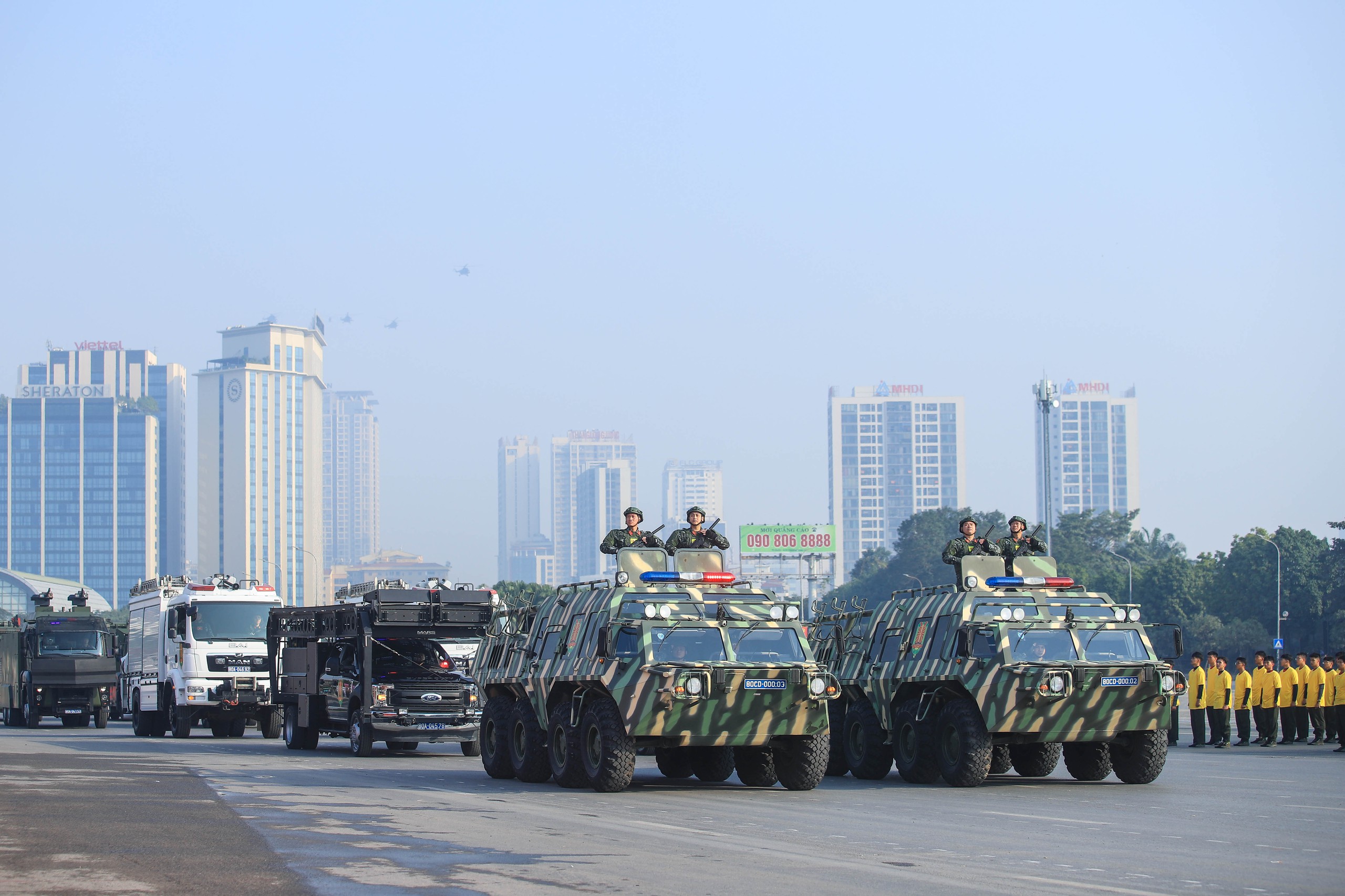 Cảnh s&aacute;t bảo vệ Đại hội XIV của Đảng: Sự kiện ph&ocirc; diễn sức mạnh an ninh - Ảnh 9.