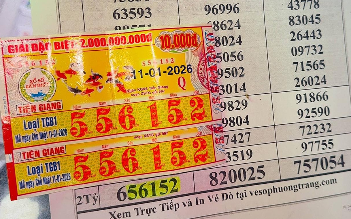 Xổ số miền Nam: T&acirc;y Ninh , TPHCM , Vĩnh Long v&agrave; Cần Thơ tr&uacute;ng độc đắc li&ecirc;n tiếp - Ảnh 1.