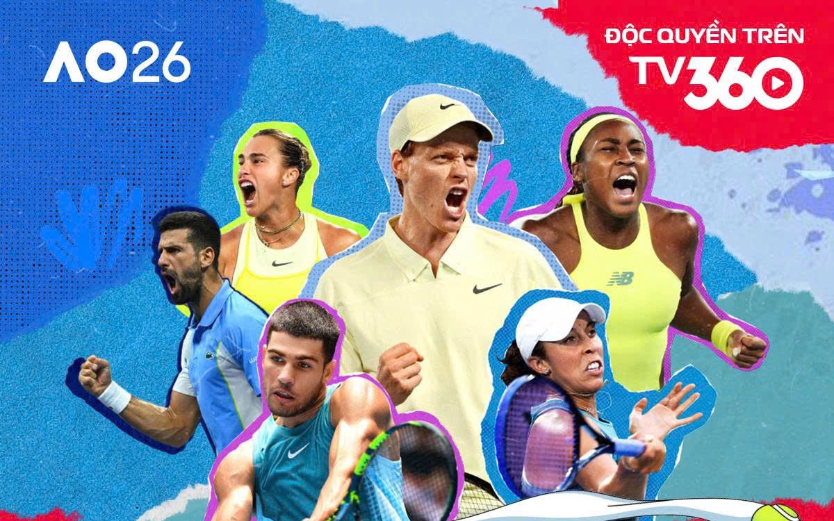 Sinner "hẹn gặp" Djokovic ở b&aacute;n kết Giải &Uacute;c mở rộng 2026? - Ảnh 2.