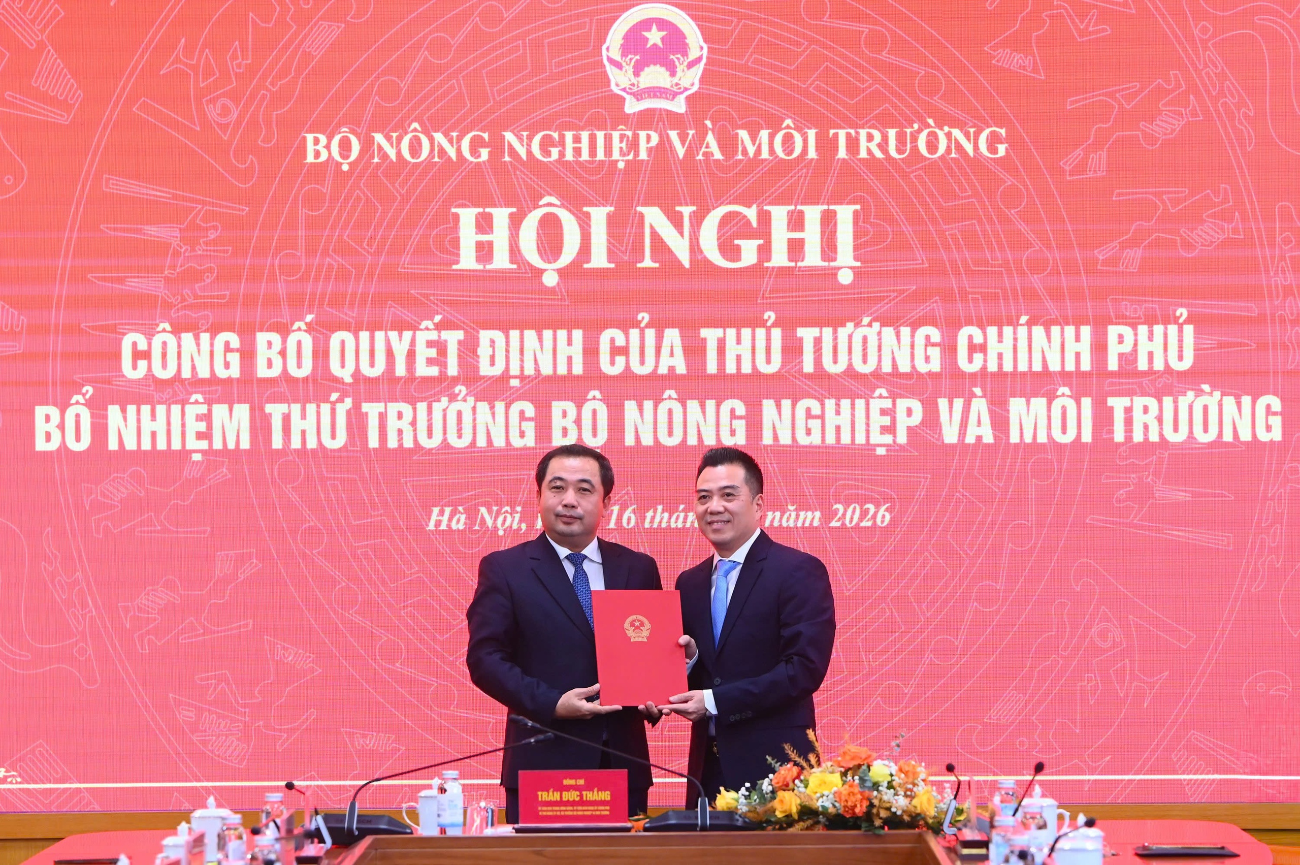 Đặng Ngọc Điệp được bổ nhiệm Thứ trưởng Bộ Nông nghiệp và Môi trường - Ảnh 1.
