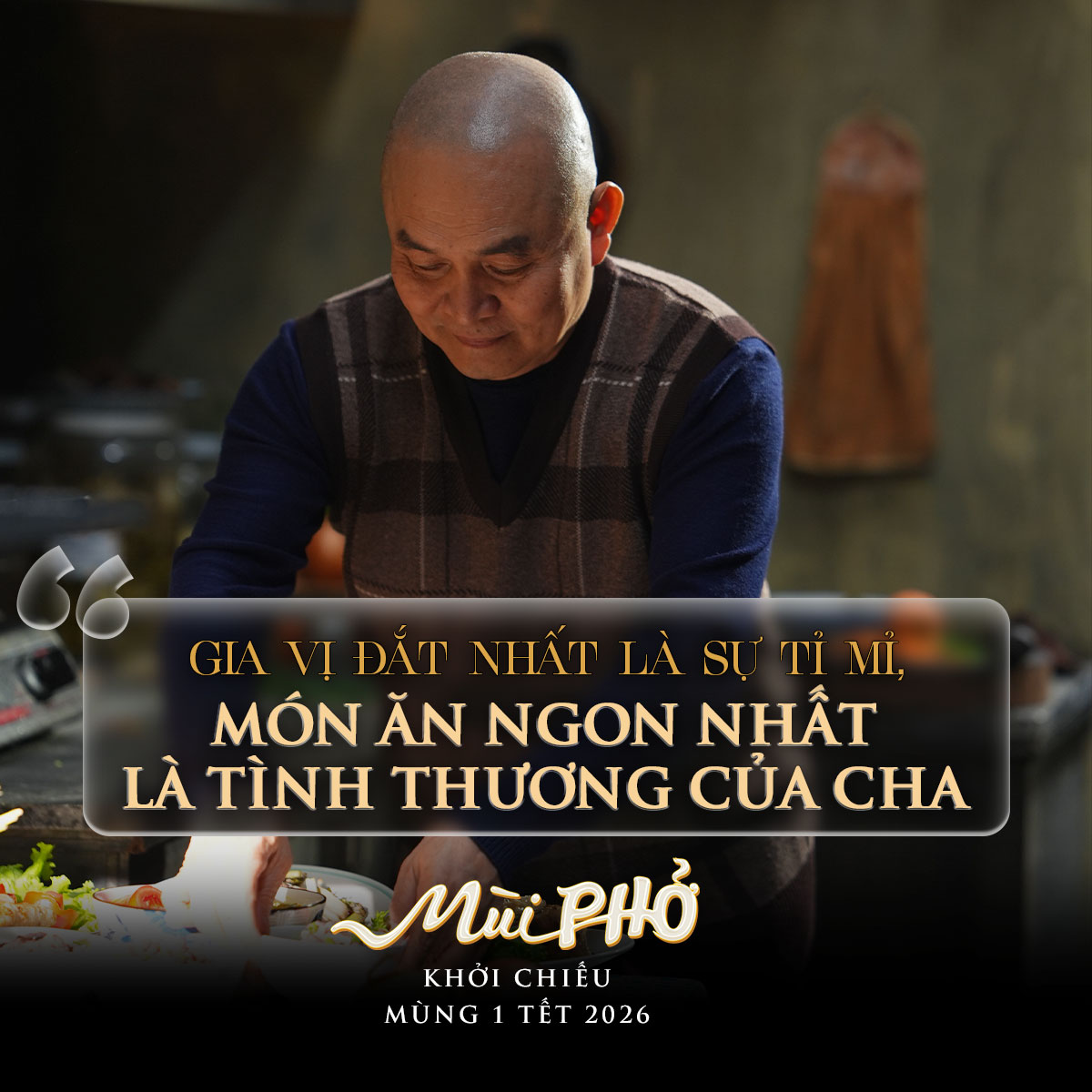 Cảnh quay trong bếp qu&aacute;n phở &ocirc;ng M&ugrave;i &ndash; &ldquo;M&ugrave;i Phở&rdquo;