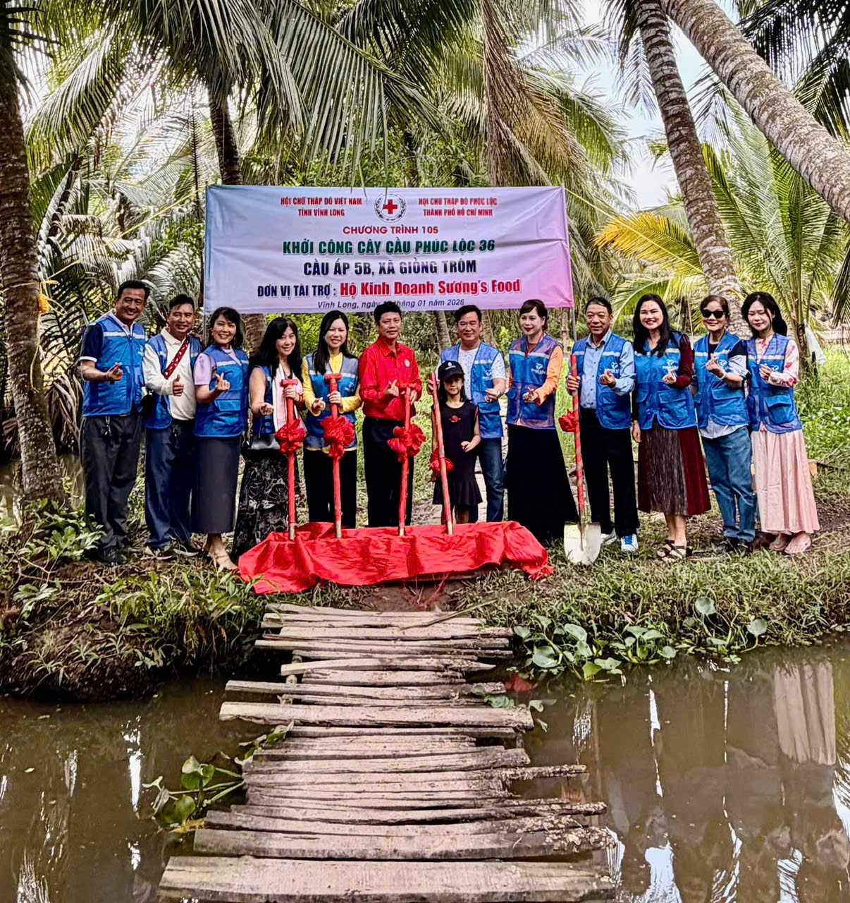 C&ocirc;ng tr&igrave;nh khởi c&ocirc;ng 9 c&acirc;y cầu n&ocirc;ng th&ocirc;n tại Vĩnh Long