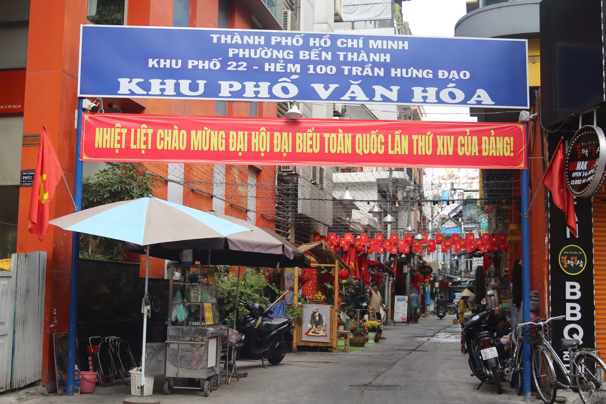TPHCM rực rỡ cờ hoa, h&acirc;n hoan hướng về Đại hội XIV của Đảng - Ảnh 19.