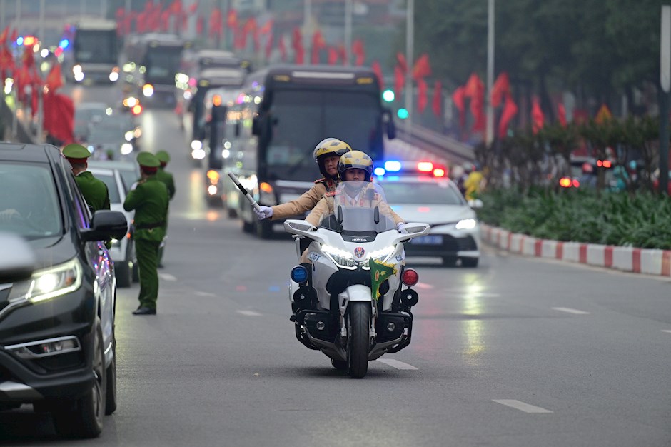 Điều chỉnh phân luồng giao thông phục vụ Đại hội Đảng - Ảnh 1.