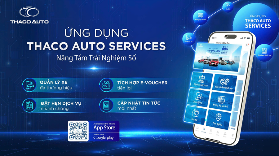 THACO AUTO ra mắt ứng dụng số chăm sóc xe đa thương hiệu - Ảnh 1.
