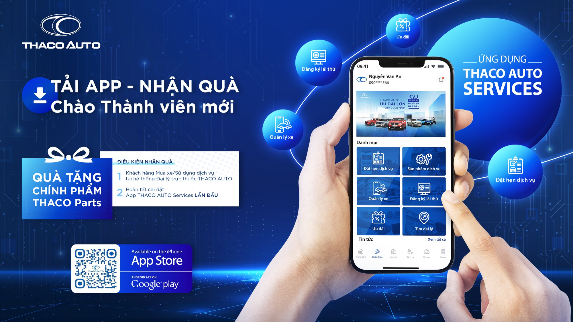 THACO AUTO ra mắt ứng dụng số chăm sóc xe đa thương hiệu - Ảnh 2.