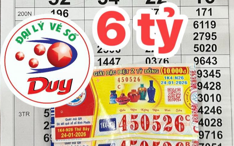 Giải độc đắc v&eacute; số Long An g&acirc;y b&atilde;o mạng x&atilde; hội tại An Giang - Ảnh 2.