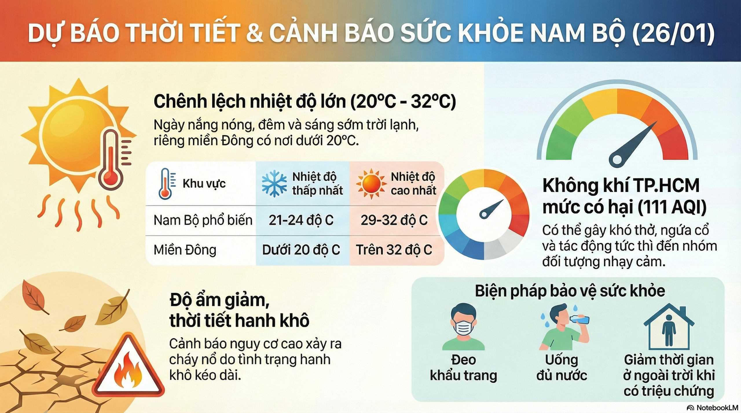 Dự báo thời tiết hôm nay, 24-1: TPHCM và Nam Bộ hanh khô, có nơi dưới 20 độ C - Ảnh 2.